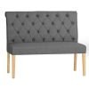 The Chair Collection m Dining Bench Dark Grey Hero