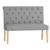 The Chair Collection m Dining Bench Light Grey Hero