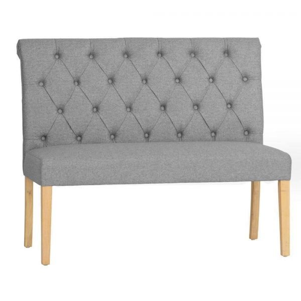 The Chair Collection m Dining Bench Light Grey Hero