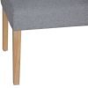 The Chair Collection m Dining Bench Light Grey