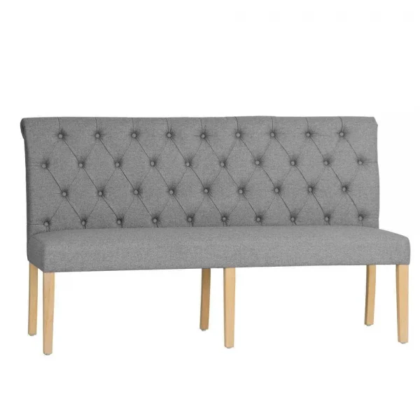 The Chair Collection m Dining Bench Light Grey Hero