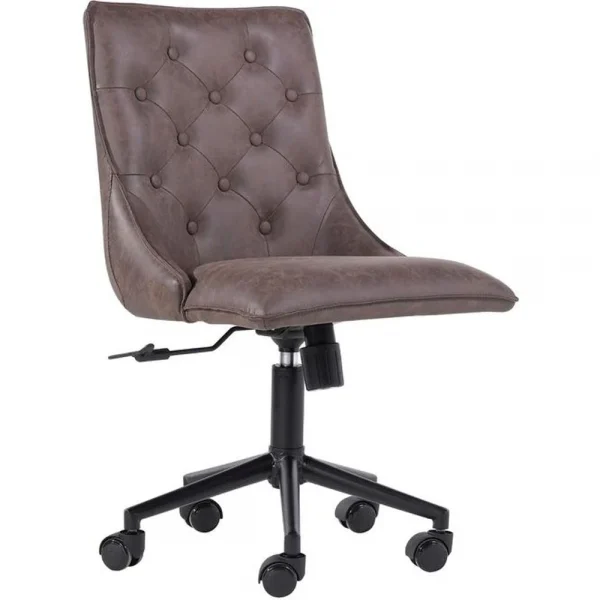 The Chair Collection Button Back Office The Chair Brown