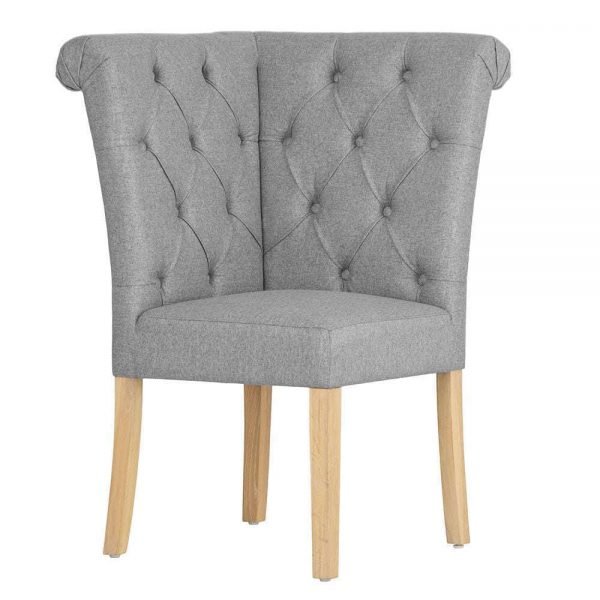 The Chair Collection Corner Bench Light Grey