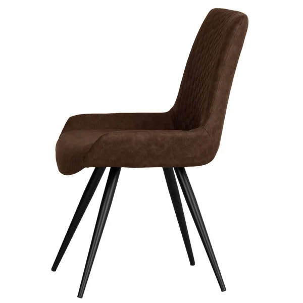 The Chair Collection Honeycomb Stitch Dining The Chair Brown