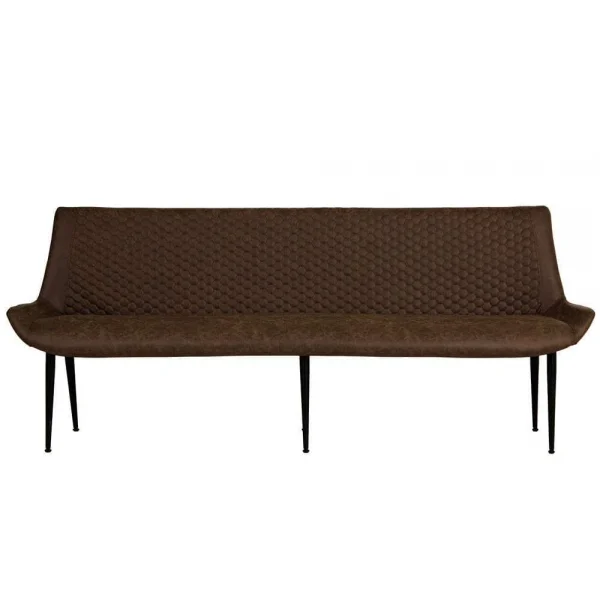 The Chair Collection Honeycombe Stitch m Dining Bench Brown