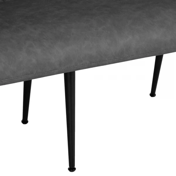 The Chair Collection Honeycombe Stitch m Dining Bench Grey