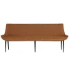 The Chair Collection Honeycombe Stitch m Dining Bench Tan