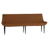 The Chair Collection Honeycombe Stitch m Dining Bench Tan Hero