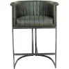 The Chair Collection Leather Iron Bar The Chair Grey Hero