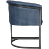 The Chair Collection Leather Iron Classic Tub The Chair Blue
