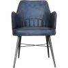 The Chair Collection Leather Iron The Chair Blue