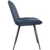 The Chair Collection Leather Iron The Chair Blue