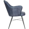The Chair Collection Leather Iron The Chair Blue