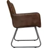 The Chair Collection Leather Iron The Chair Brown