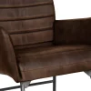 The Chair Collection Leather Iron The Chair Brown