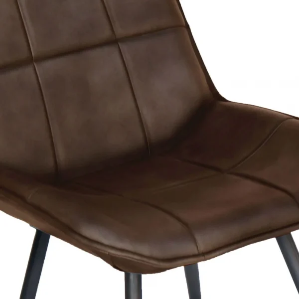 The Chair Collection Leather Iron The Chair Brown