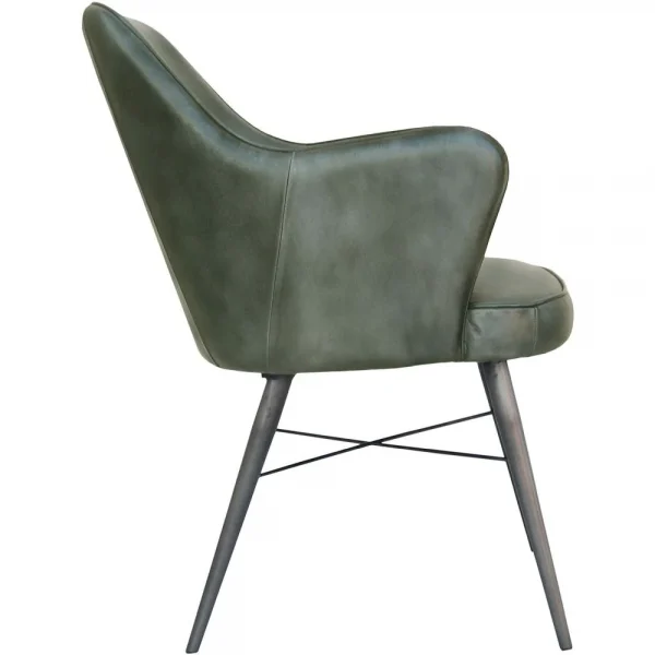 The Chair Collection Leather Iron The Chair Grey