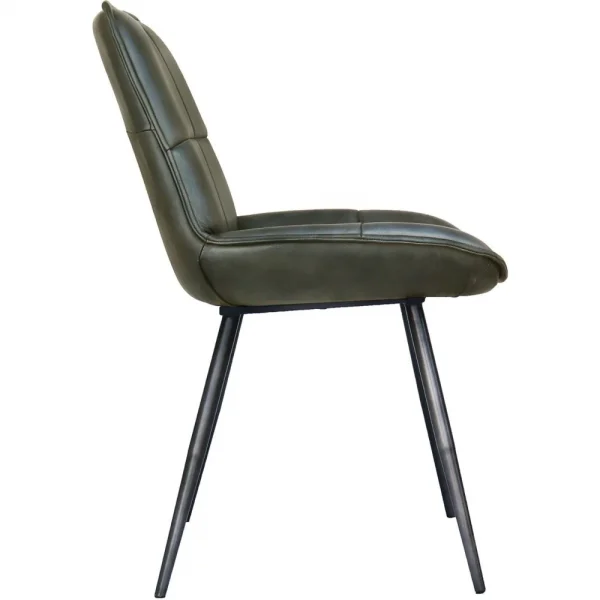 The Chair Collection Leather Iron The Chair Grey