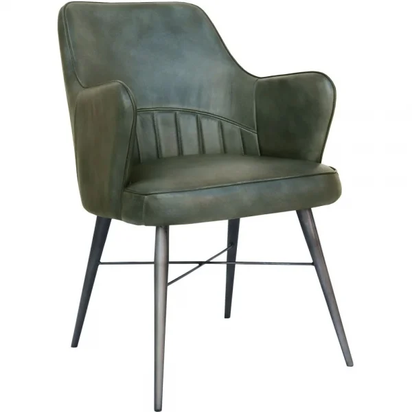 The Chair Collection Leather Iron The Chair Grey