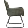 The Chair Collection Leather Iron The Chair Light Grey