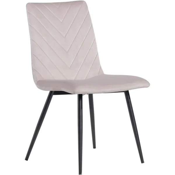 The Chair Collection Retro Dining The Chair Taupe Velvet