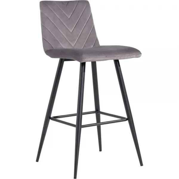 The Chair Collection Velvet Bar Stool