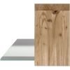 Wall Shelf with LED Light Natural Finish