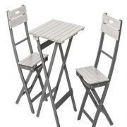 Grigio Bistro Set 6 x
