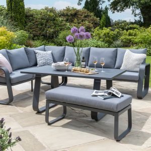 Babingley Corner With High Dining Table