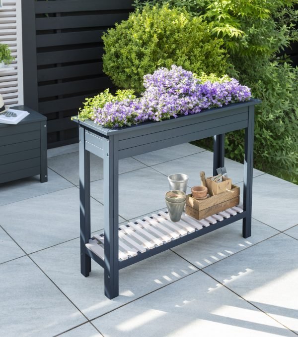 Galaxy High Planter With Zinc Tray