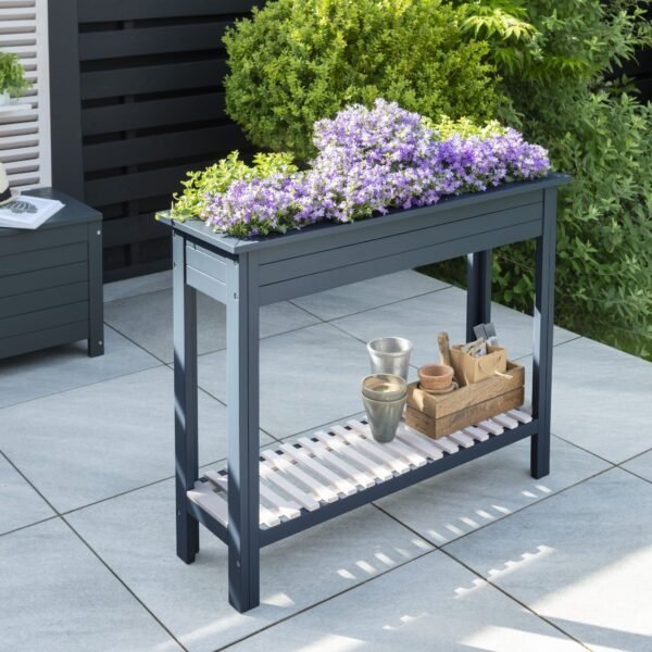 Galaxy High Planter With Zinc Tray