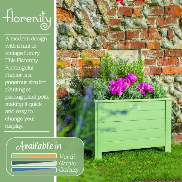 Florenity Rectangular Planter