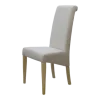 Italia Ivory Fabric Chair