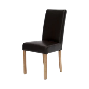 Marianna (brown) Leather Dining Chair Bycast