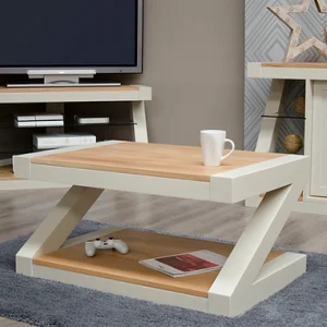 Painted Z Coffee Table