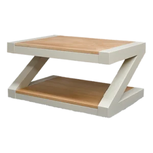 Painted Z Coffee Table