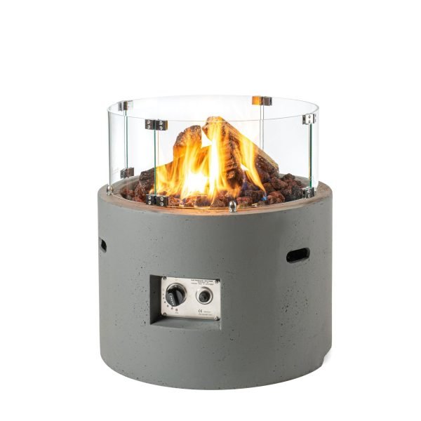 Glazen Ombouw Cocoon Table Rond