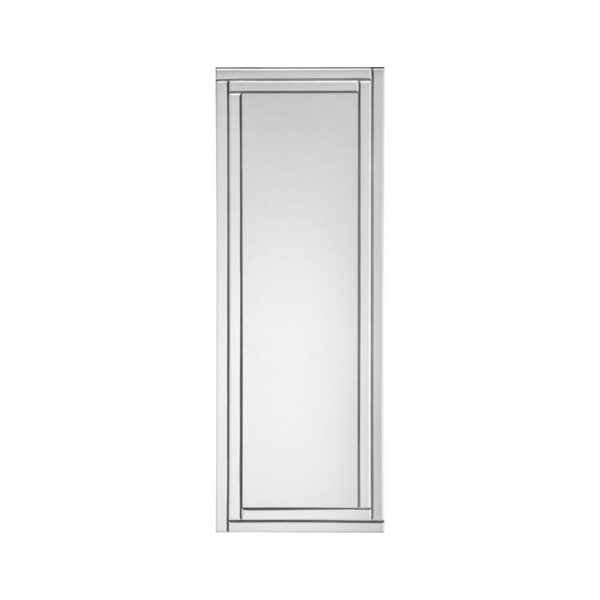 deco frameless dress mirror
