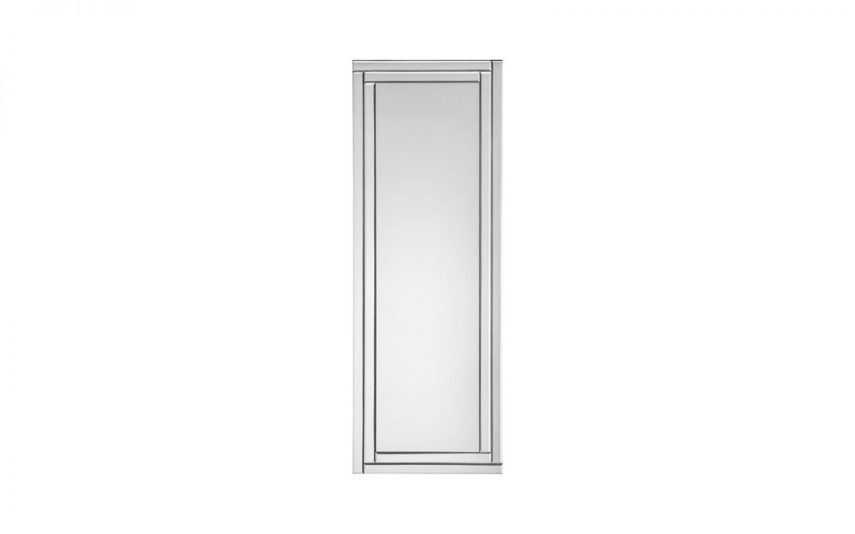 deco frameless dress mirror