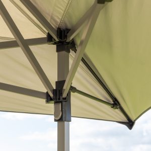 folding gazebo detail