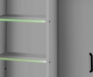hercules highsleeper white ladder detail