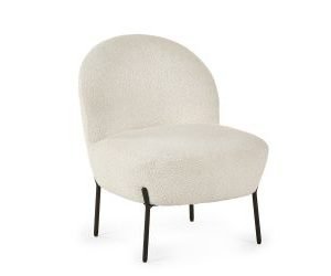 lul lulu boucle accent chair cutout