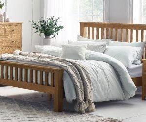 mal mallory hfe cm double bed oak roomset