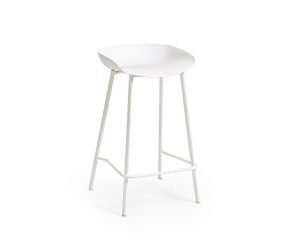 renzo white bar stool
