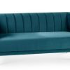 sal salma scalloped back seater teal cutout