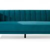 sal salma scalloped back seater teal cutout