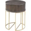 Art Decor Fluted Edge Lamp Table