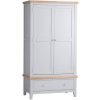 Grey 2 Door wardrobe