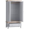 Grey 2 Door wardrobe