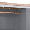 Grey 2 Door wardrobe